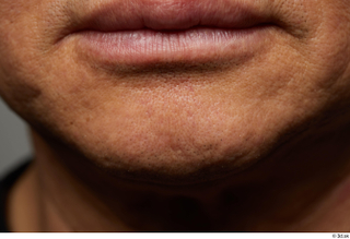 HD Face Skin Uchida Tadao chin lips mouth skin texture…